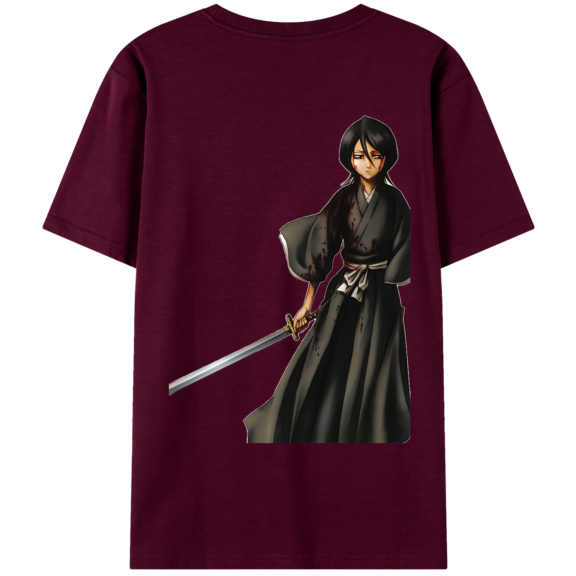 （画像用） ブリーチ 朽木ルキア BLEACH Kuchiki Rukia レディース半袖Tシャツ(バックプリント)